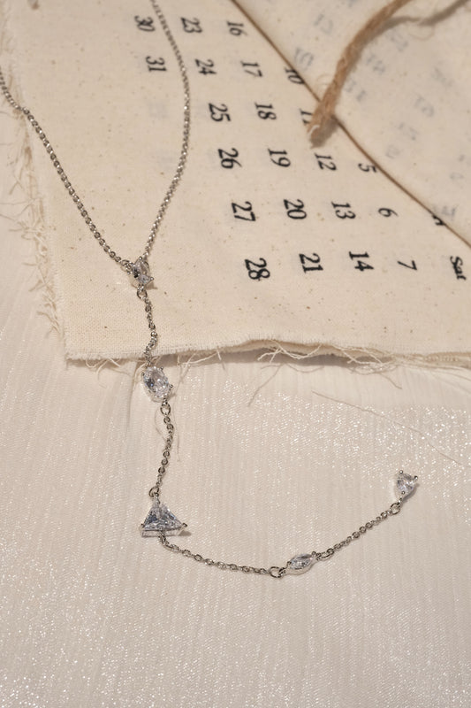Station Y Necklace — Silver