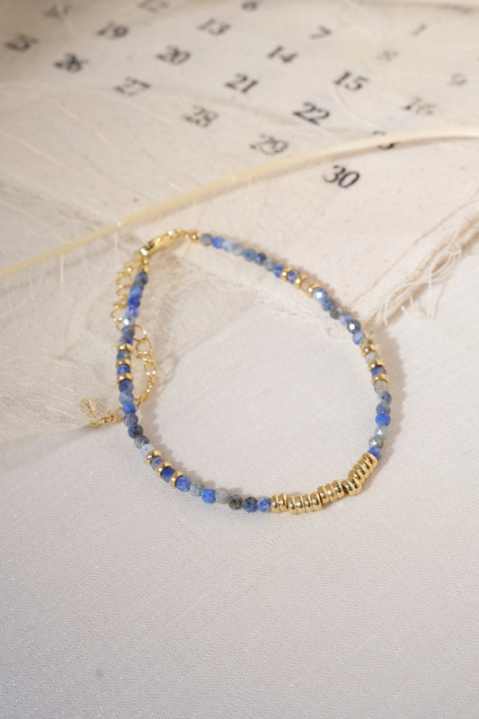 Royal Blue Fine Beads Bracelet — real product photo