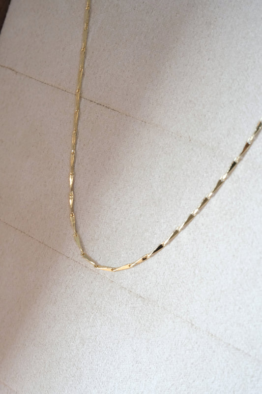 Twist Link Chain — Gold — edited real-life photo