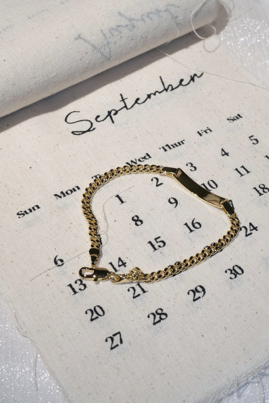 ID Chain Bracelet — Gold