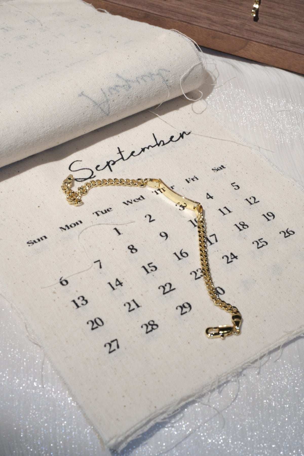 Woven Link Bracelet — Gold