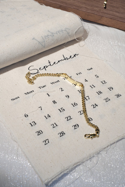 Woven Link Bracelet — Gold