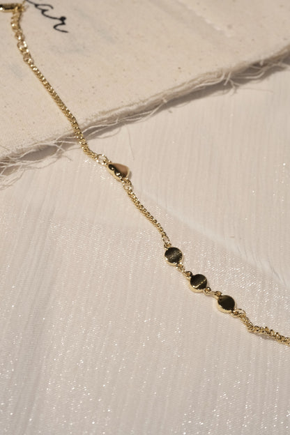 Small Station Chain Bracelet — Gold