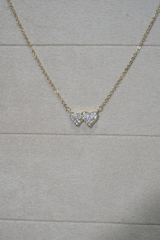Bow Pendant Necklace — Gold