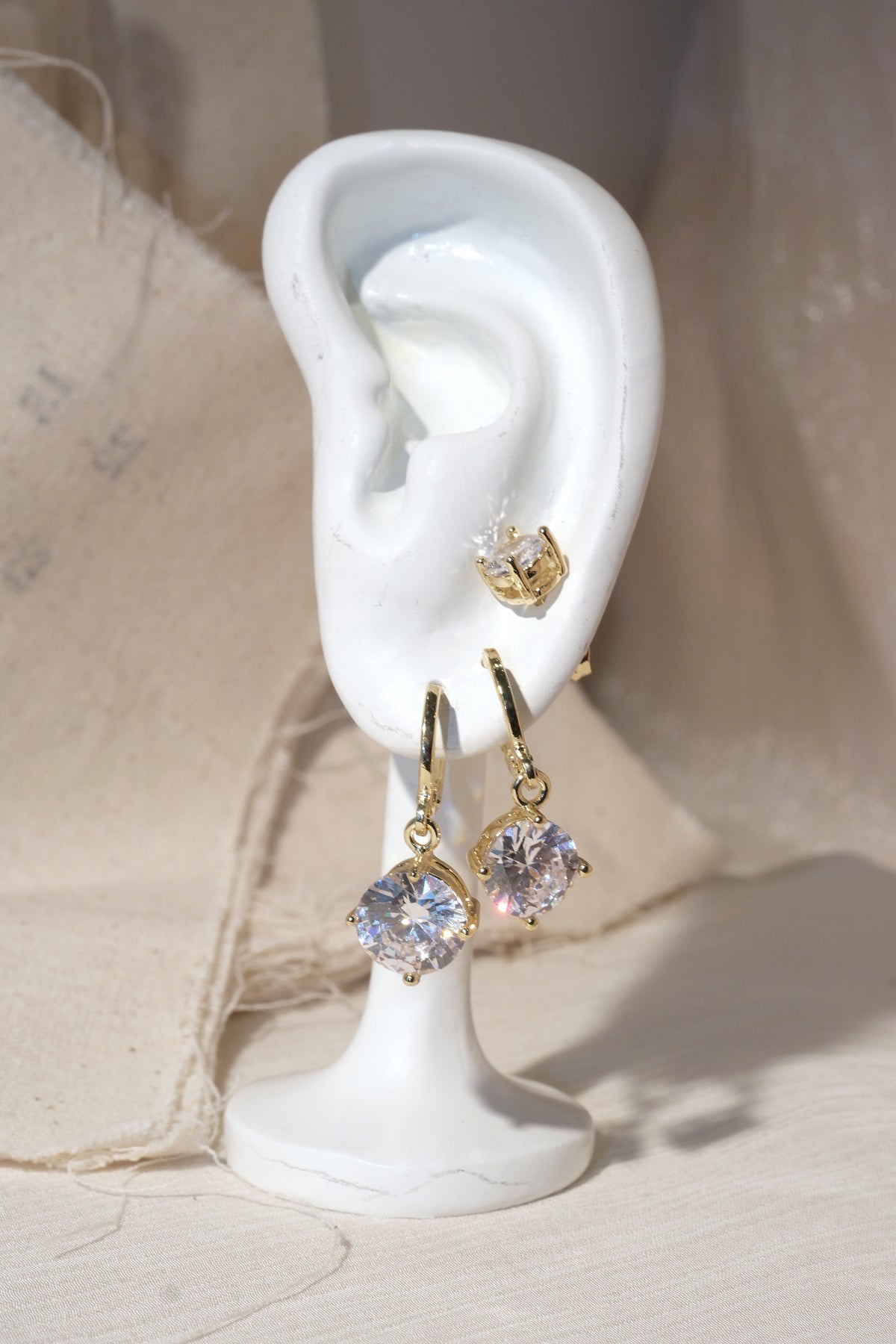 CZ Ear Stack Set — Gold