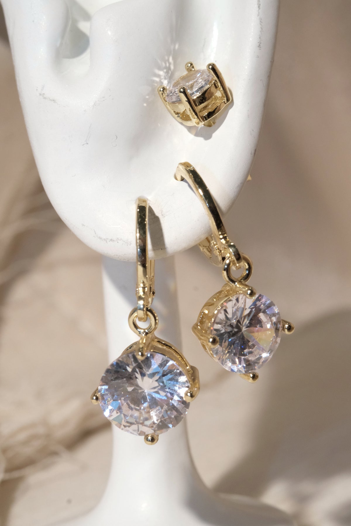 CZ Ear Stack Set — Gold