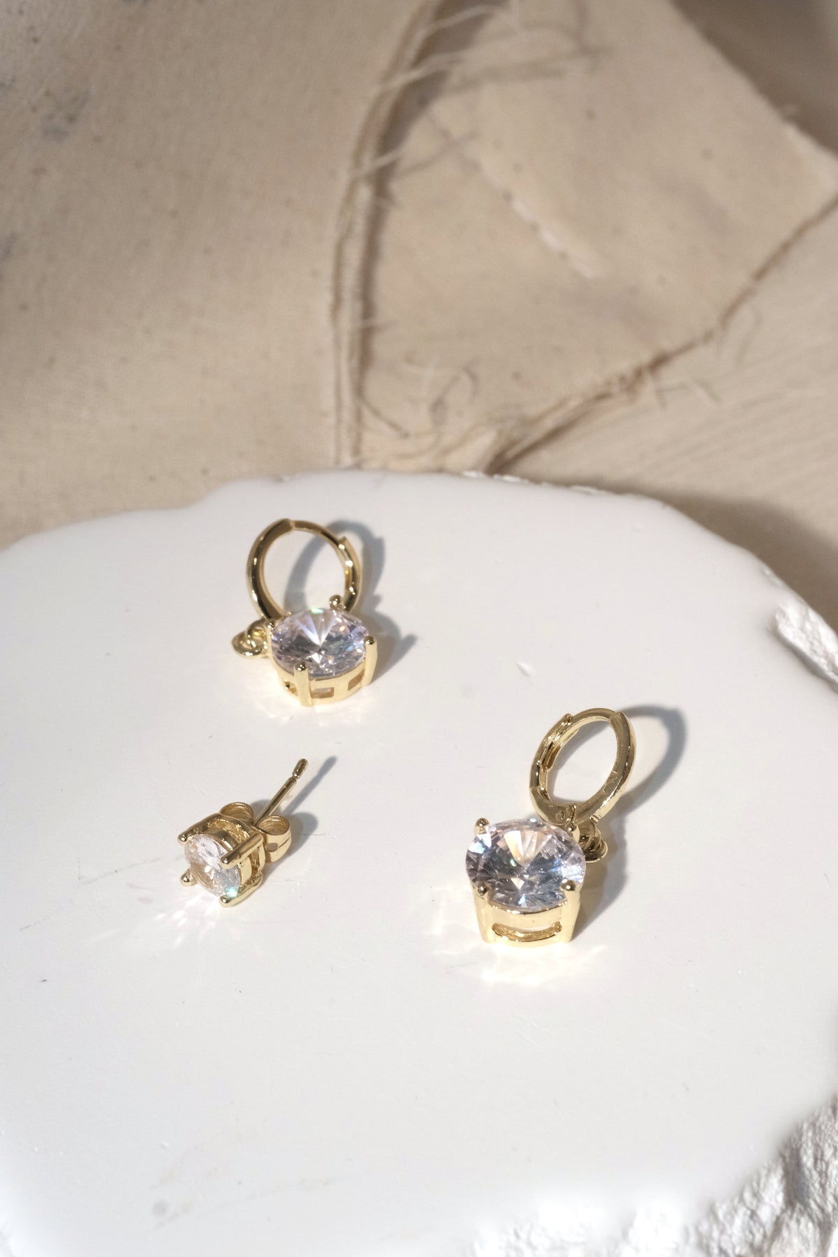 CZ Ear Stack Set — Gold