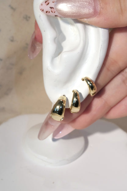 Everyday Hoop Earrings — Gold