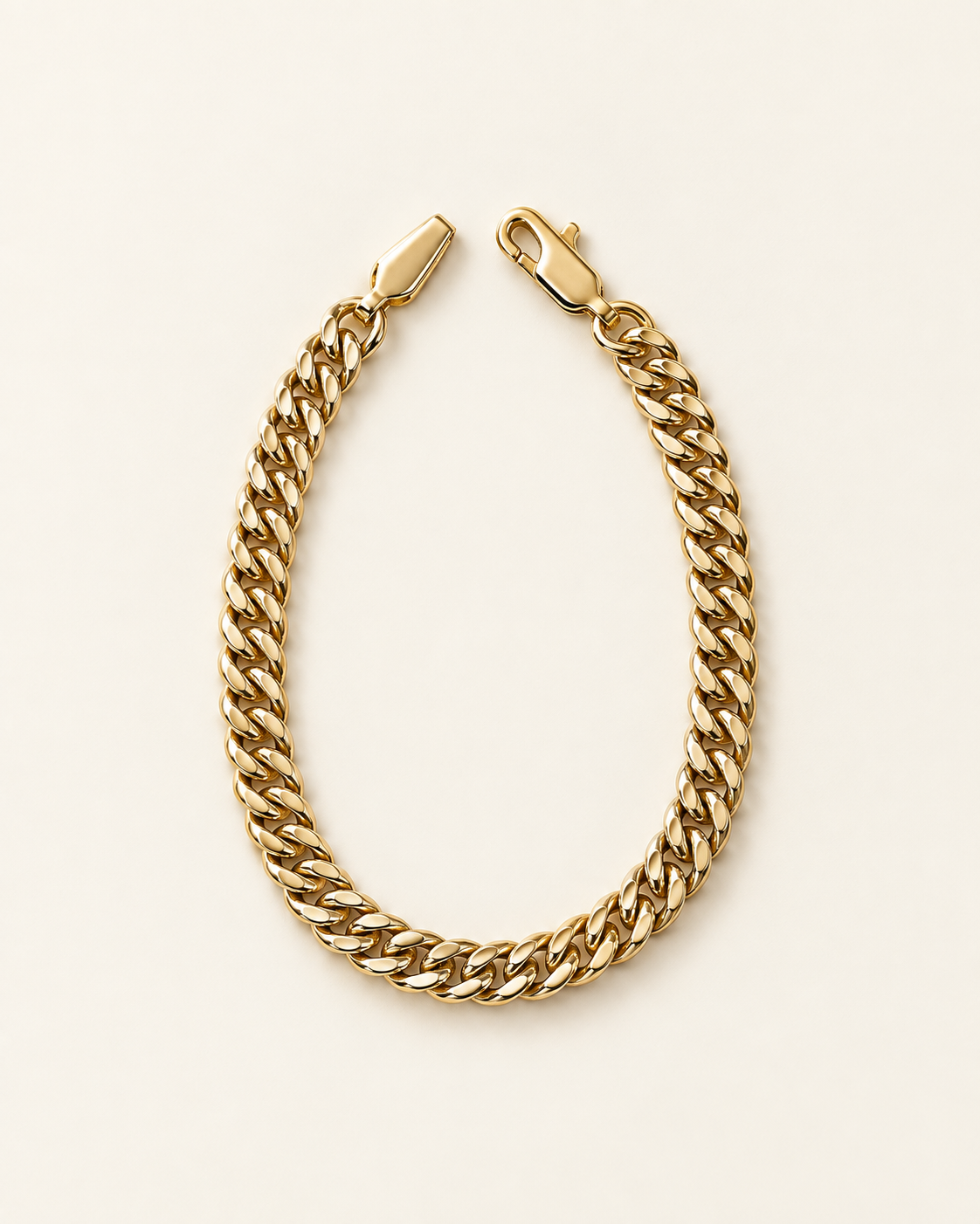 Curb Chain Bracelet — Gold