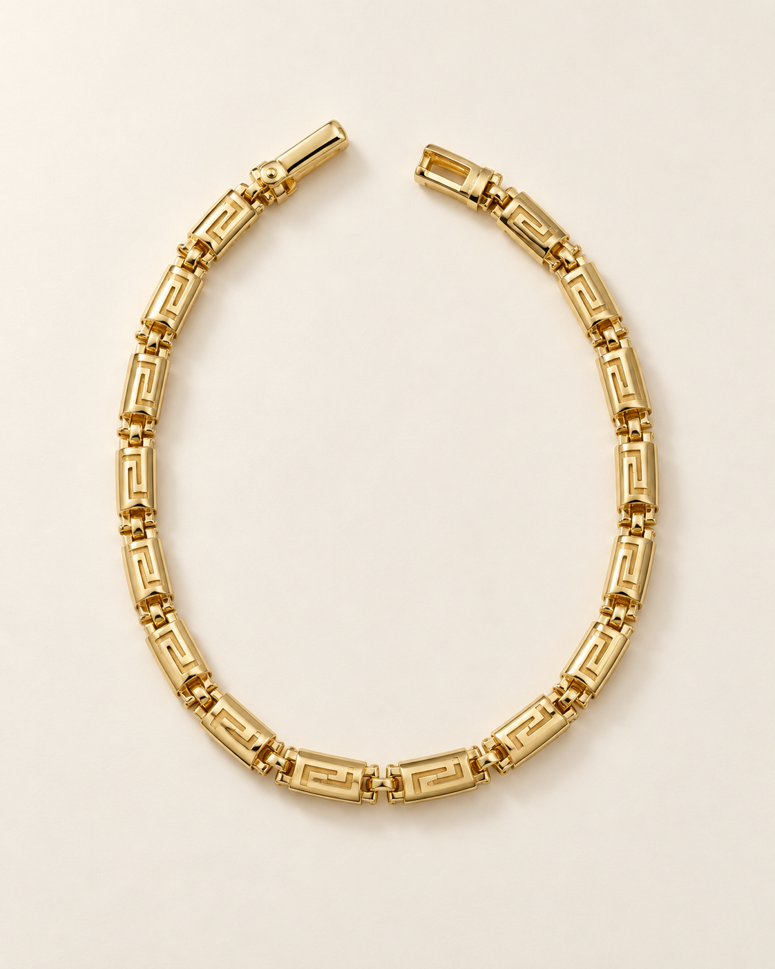 Greek Key Bracelet — Gold