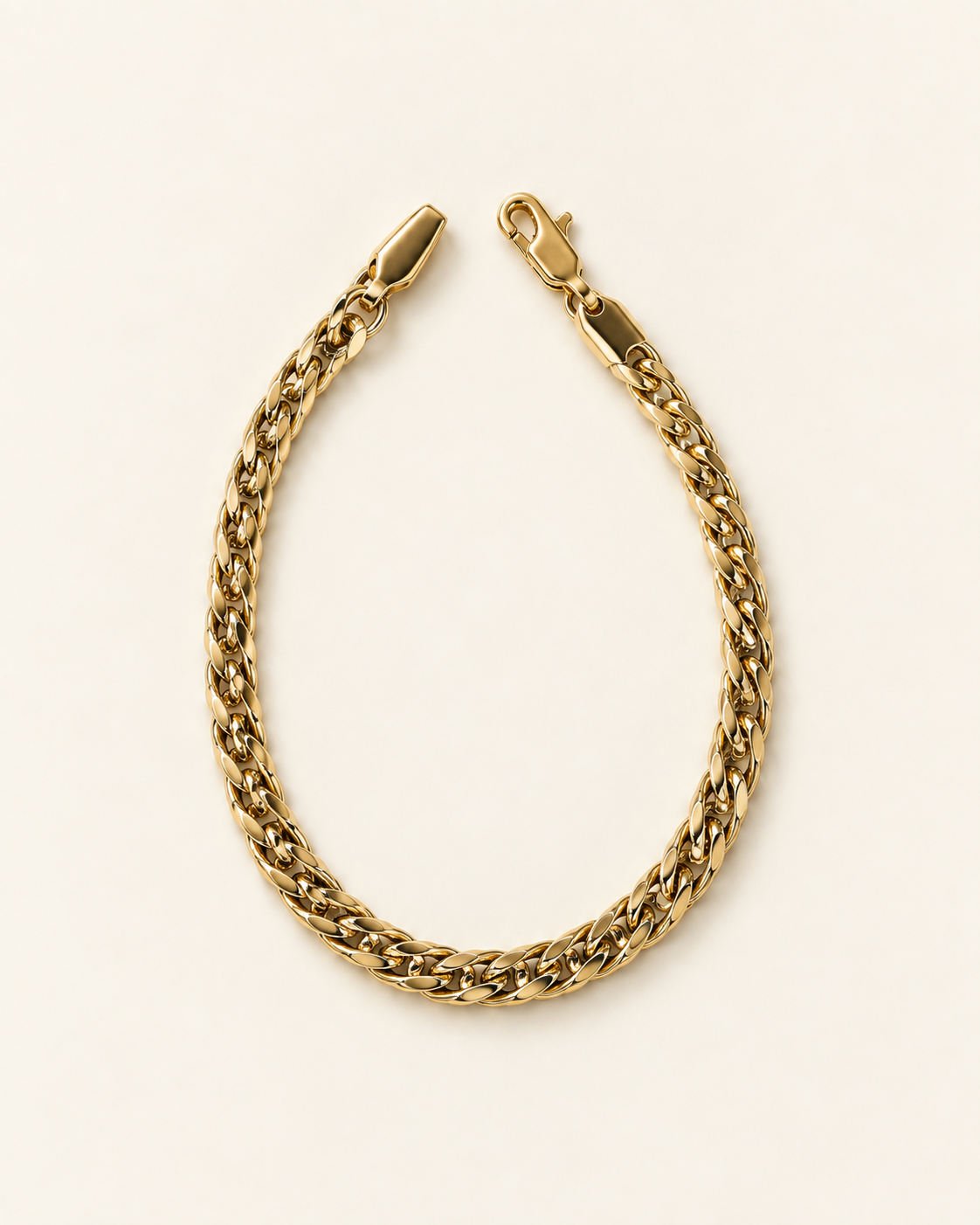 Woven Link Bracelet — Gold