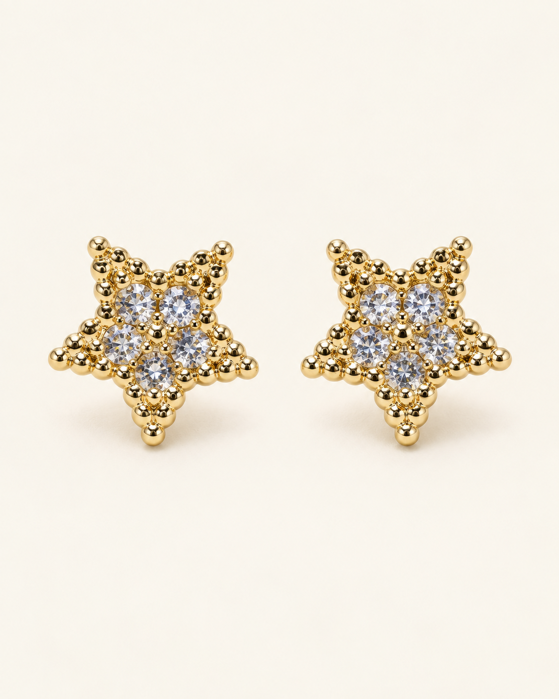 Starfish Stud Earrings — Gold