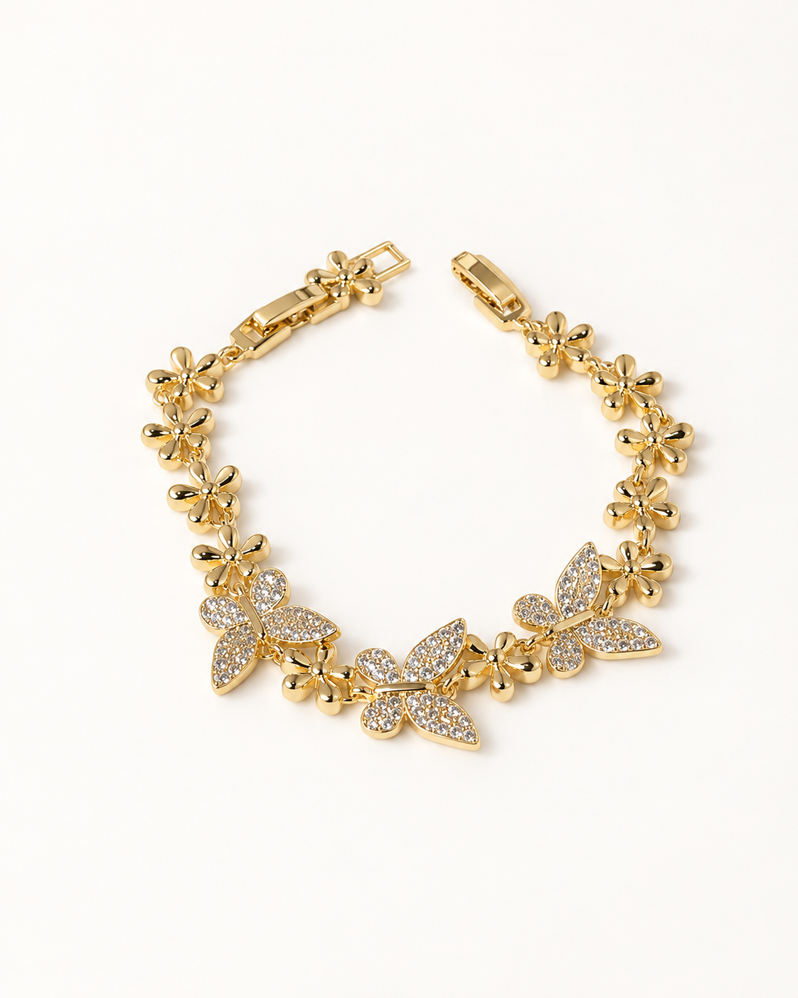 Butterfly Garden Bracelet — Gold