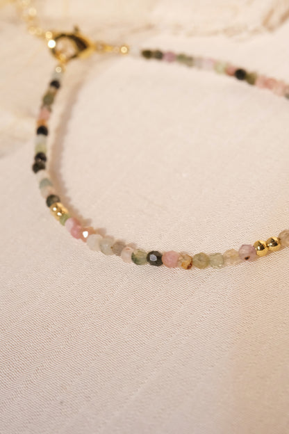Pastel Dark Accent Beads Bracelet — real product photo