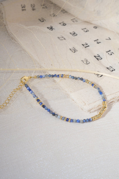 Royal Blue Fine Beads Bracelet — real product photo