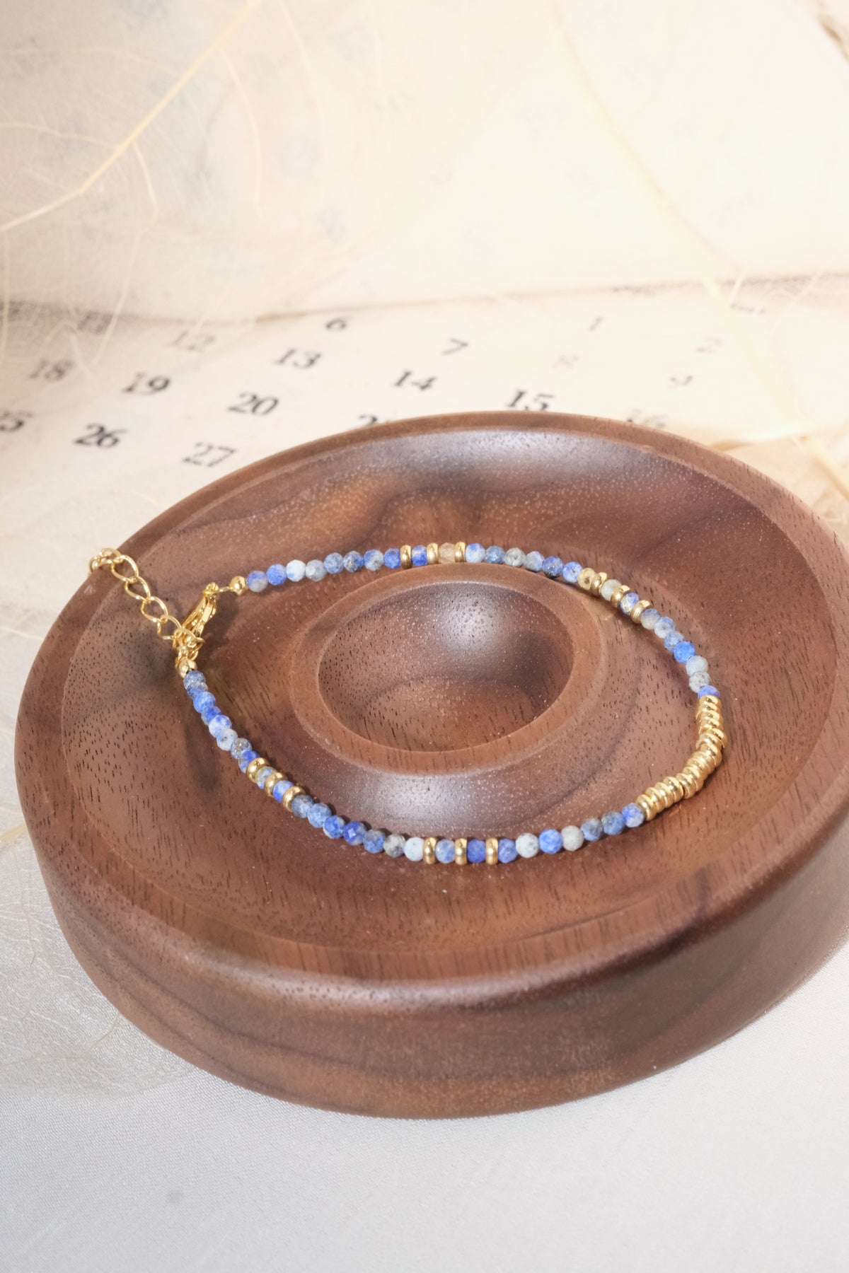 Royal Blue Fine Beads Bracelet — real product photo
