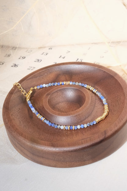Royal Blue Fine Beads Bracelet — real product photo