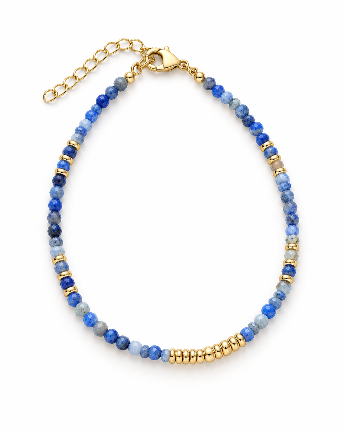 Royal Blue Fine Beads Bracelet