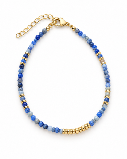 Royal Blue Fine Beads Bracelet