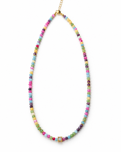 Rainbow Mixed Beads Necklace