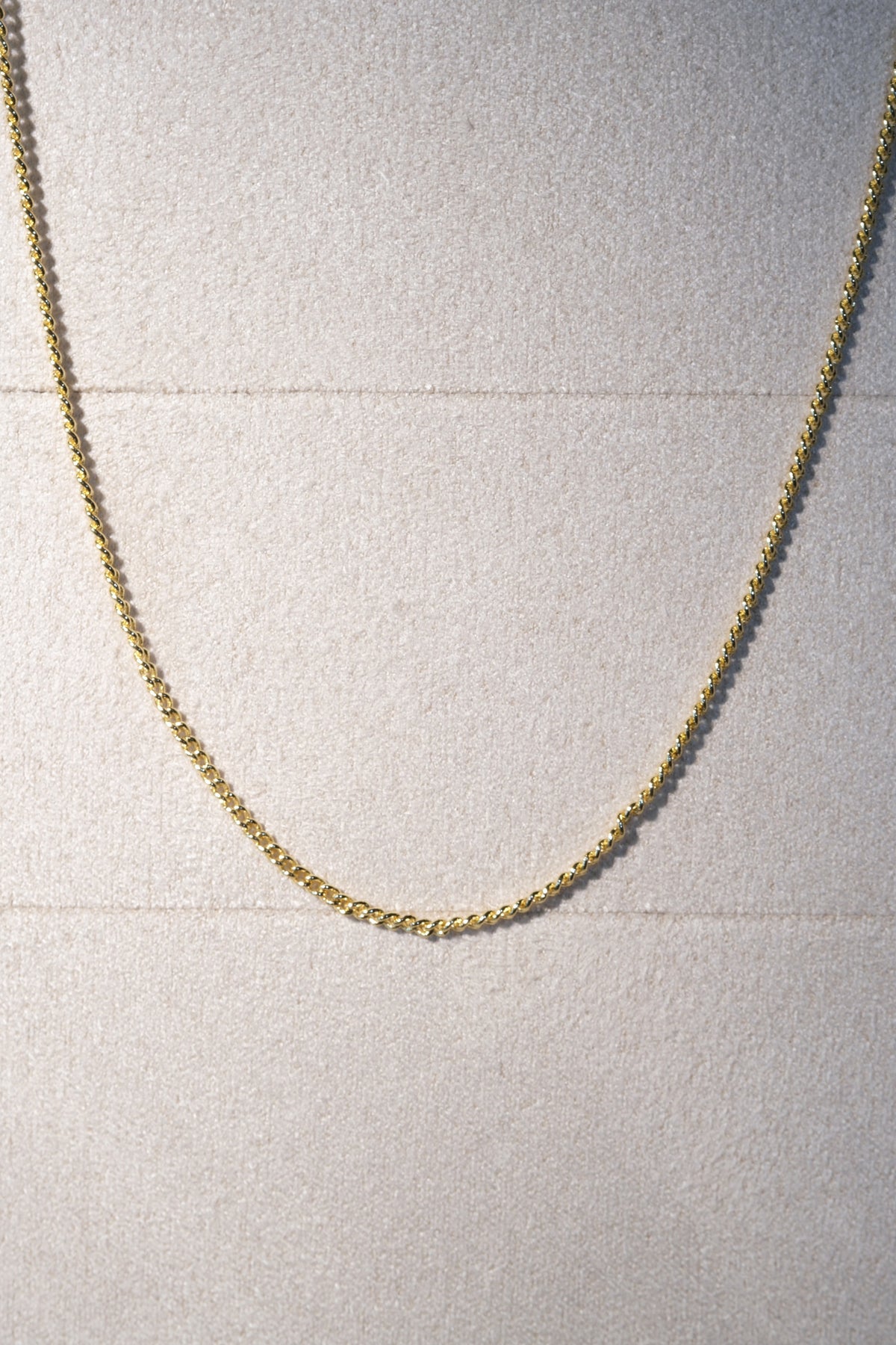 Curb Chain — Gold — edited real-life photo