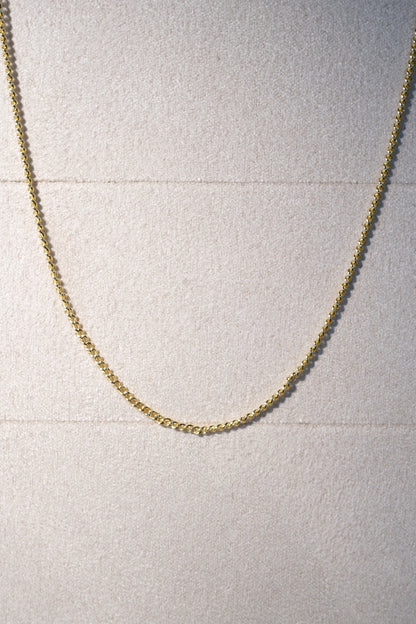 Curb Chain — Gold — edited real-life photo
