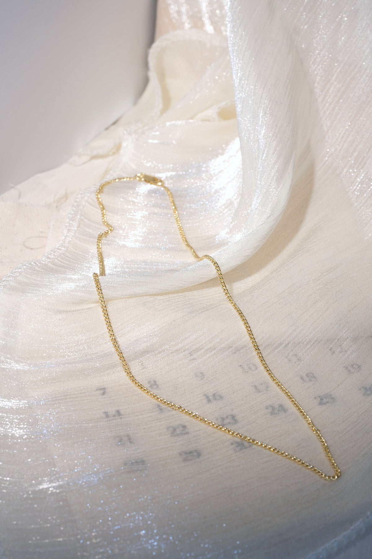 Curb Chain — Gold — edited real-life photo