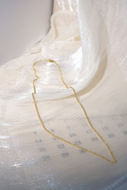 Curb Chain — Gold — edited real-life photo