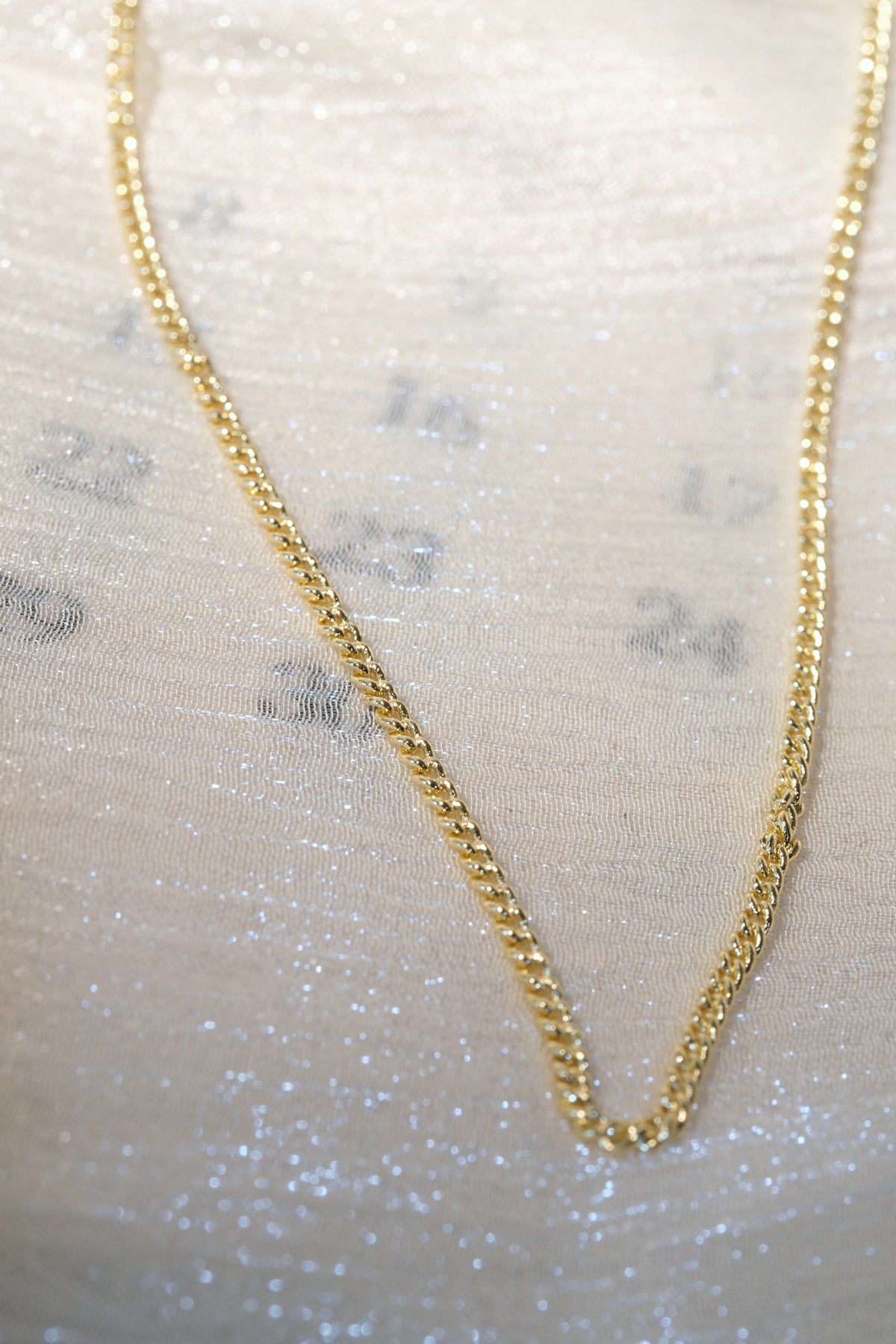 Curb Chain — Gold — edited real-life photo