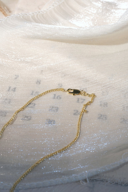 Curb Chain — Gold — edited real-life photo