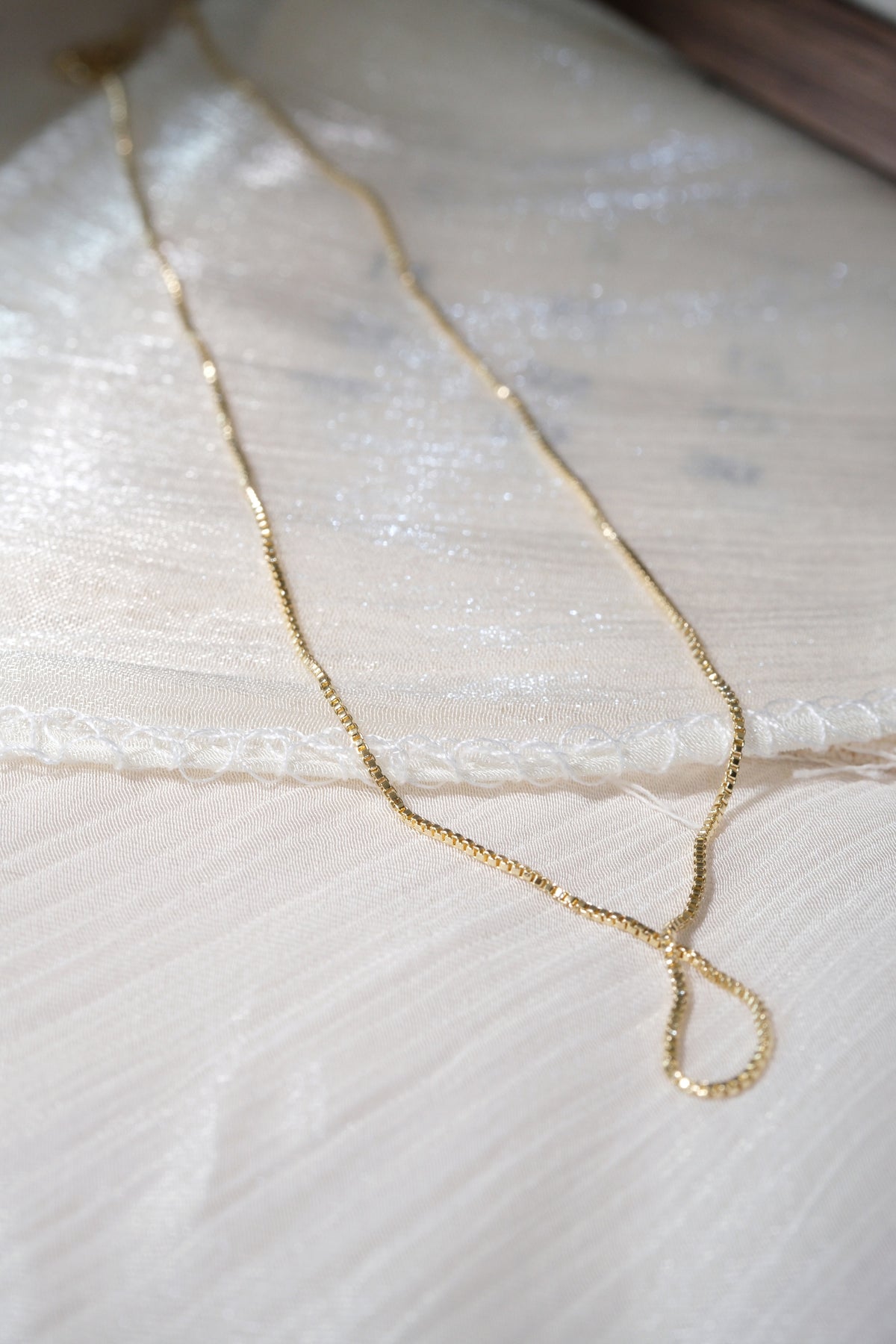 Box Chain — Gold — edited real-life photo