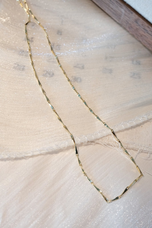 Twist Link Chain — Gold — edited real-life photo