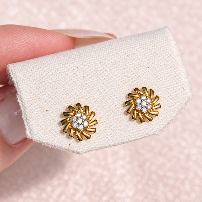 Sunflower Stud Earrings