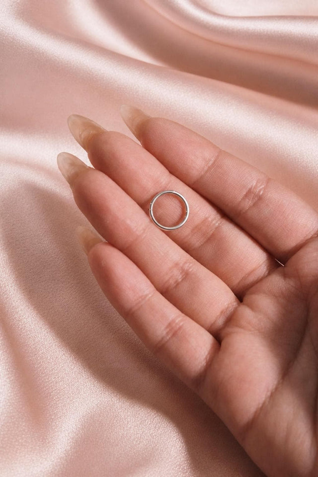 Plain Hinged Hoop Earring